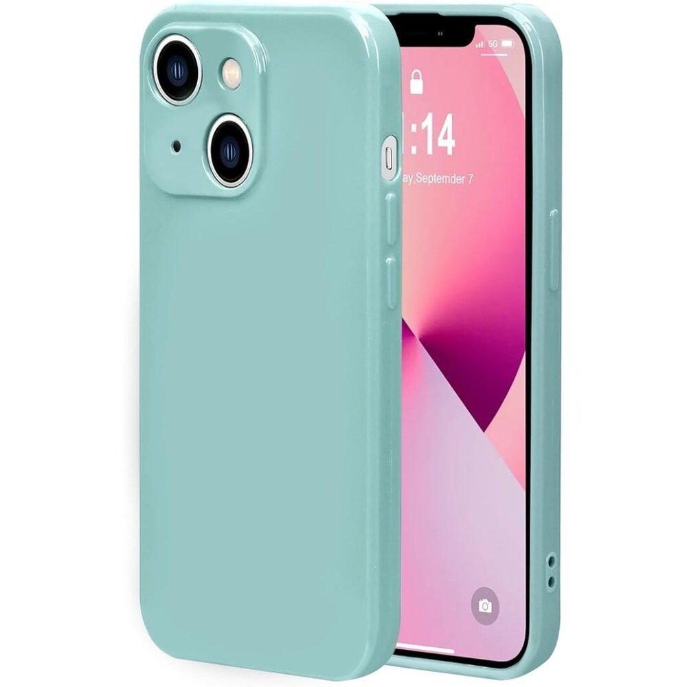 Designed for iPhone 14 Plus 6.7 - inches Phone Case Cover Mint Green